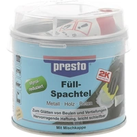 2K-Füllspachtel prestolith® plastic ocker,Härter rot 250g Dose PRESTO 2K-Füllspachtel prestolith® plastic ocker,Härter rot 250g Dose PRESTO