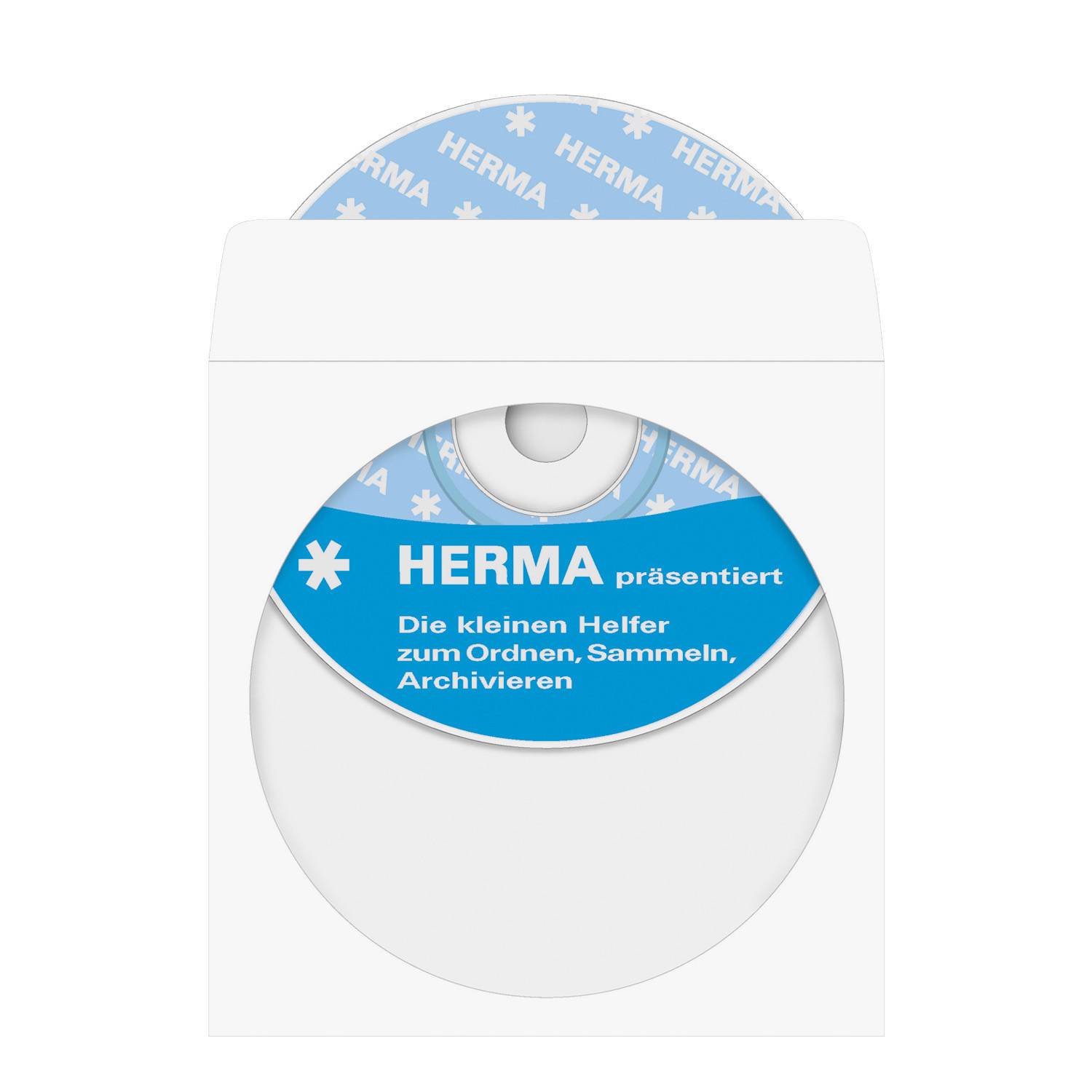 HERMA - CD-/DVD-Hülle - weiß