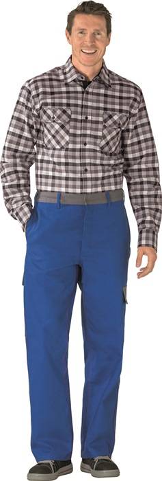 Schweißerschutzbundhose Major Protect Gr.58 kornblau/grau PLANAM