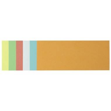 Moderationskarte 4877 9,5x20,5cm sortiert 250 Stück