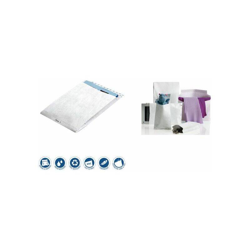 Tyvek Faltenversandtaschen C4, ohne Fenster, Kleinpackung