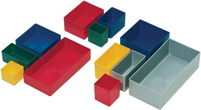 Einsatzkasten 162x108x63mm blau PS f.Schubalden u.Sortimenskästen LA-KA-PE