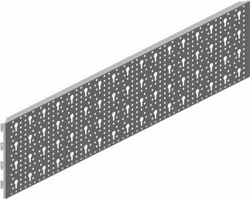ELEMENT SYSTEM Stahl-Lochplatte Material STA weiß L.800mm B.200mm - 11400-00004
