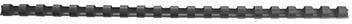 GBC Plastikbinderücken 4028177 DIN A4 12mm schwarz 100 St./Pack.