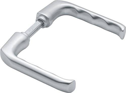 HOPPE Türdrückerpaar London 113 Alu.F1 o.Rosetten VK 8mm - 550180