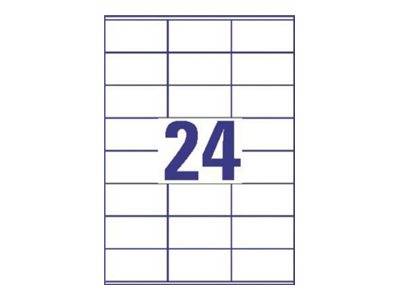 AVERY ZWECKFORM - Avery - Weiß - 70 x 36 mm 600 Etikett(en) (25 Bogen x 24)