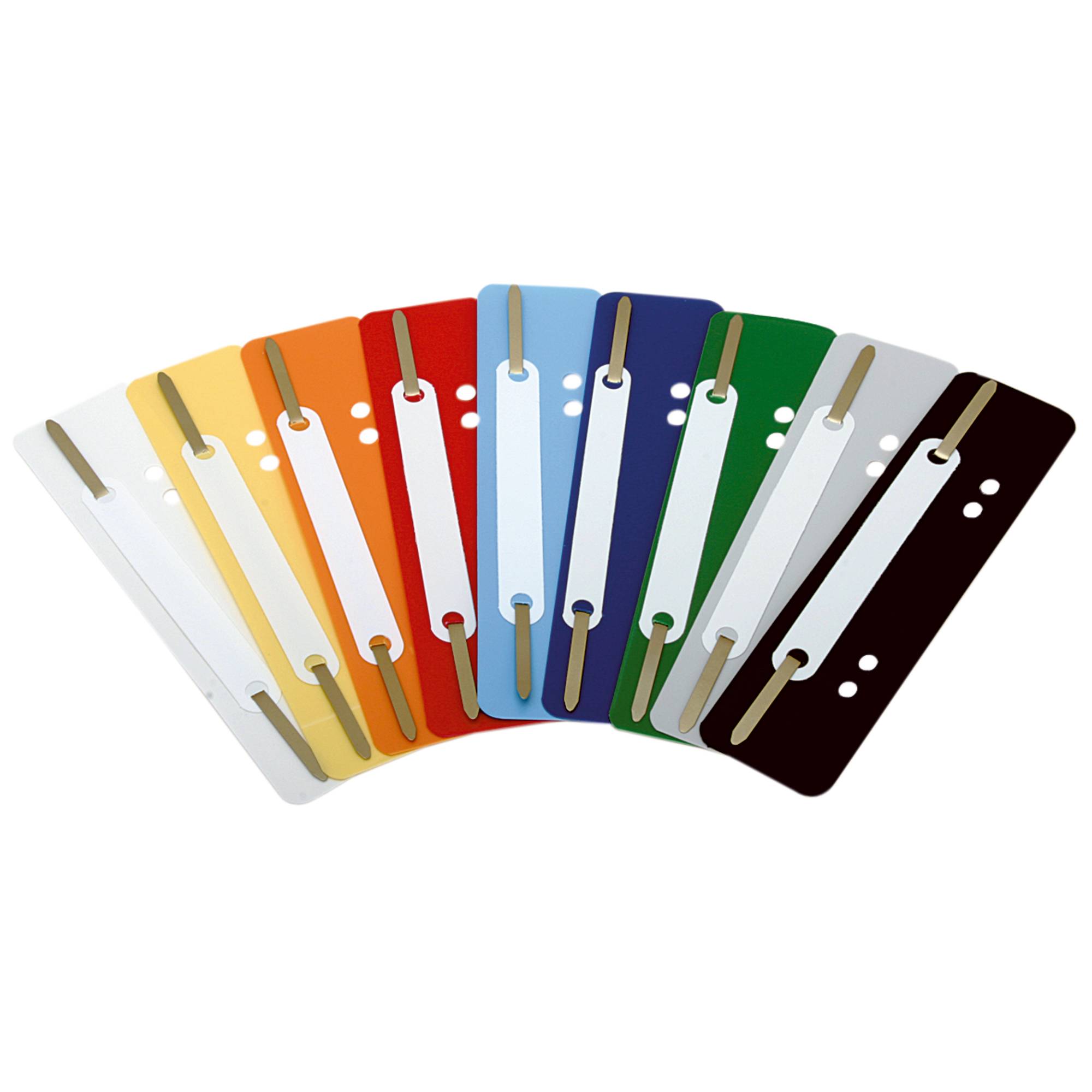 Soennecken Heftstreifen 3175 kurz Kunststoffdeckl. ge 25 St./Pack.