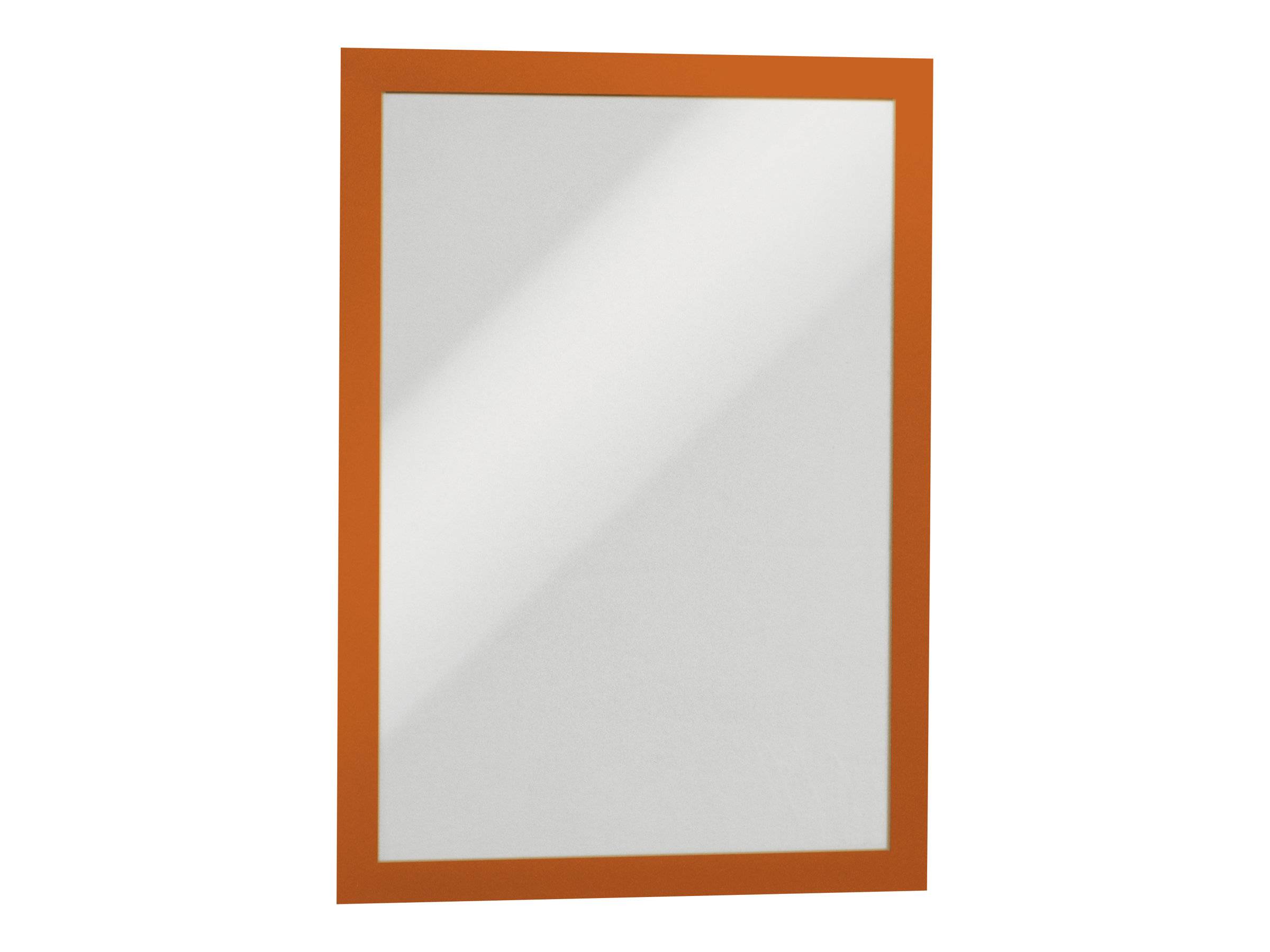 Durable DURAFRAME - Dokumentenhalterung - für A4 - doppelseitig - orange (Packung mit 2)