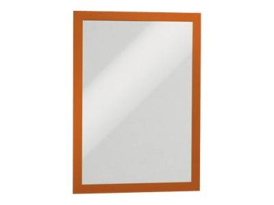 Durable DURAFRAME - Dokumentenhalterung - für A4 - doppelseitig - orange (Packung mit 2)