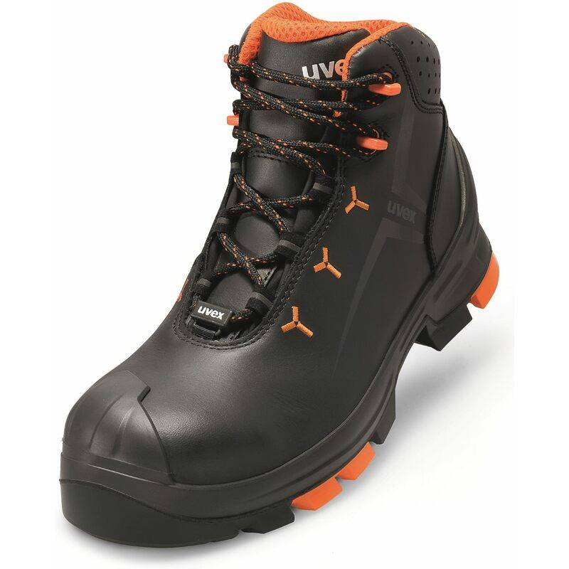 uvex 2 Schnürstiefel S3 SRC, Gr. 40, schwarz/orange