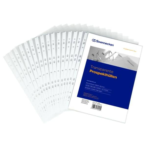 Prospekthülle 1603 DIN A4 PP oben offen transparent 100 Stück