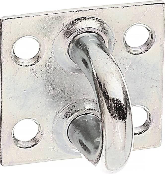 Öse auf Platte Bügelb.27,5mm Bügel-H.27mm Bügel-D.7mm STA galv.verz.d.pass.GAH