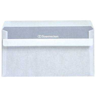 Soennecken Briefumschlag 2074 DIN lang oF sk weiß 100 St./Pack.