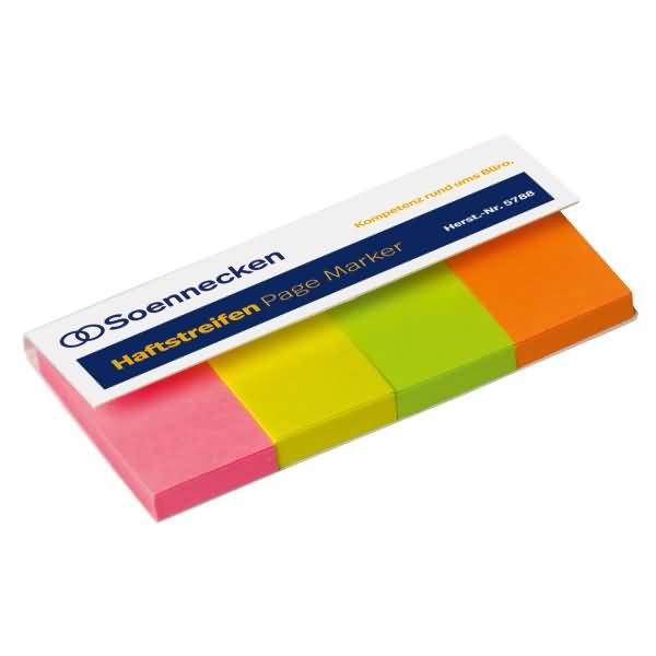 Haftstreifen Page Marker 5788 20x50mm f. sortiert 200 Blatt
