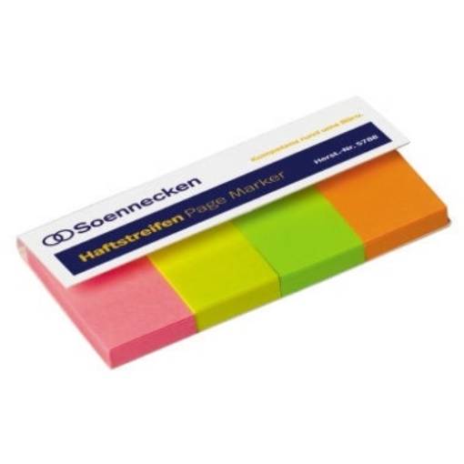Soennecken Haftstreifen Page Marker 5788 farbig sortiert 200 Bl./Pack.