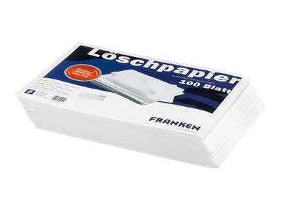 Franken GmbH FRANKEN - Whiteboard-Reinigungspapier (Packung mit 100)