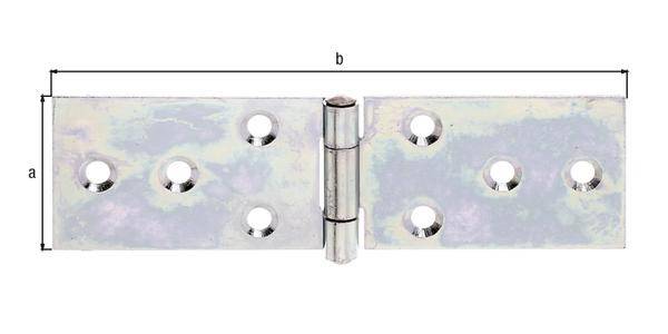 Tischband H.120,5mm B.offen35mm S.1,5mm STA sdmverz.GAH