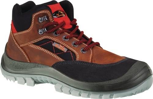 REMISBERG 52094-00-48 Sicherheitsstiefel Sherpa Gr.48 braun Nubukleder S3 EN