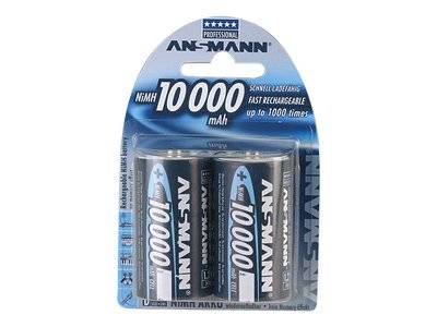 ANSMANN - Batterie 2 x D - NiMH - (wiederaufladbar)