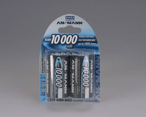 ANSMANN - Batterie 2 x D - NiMH - (wiederaufladbar)