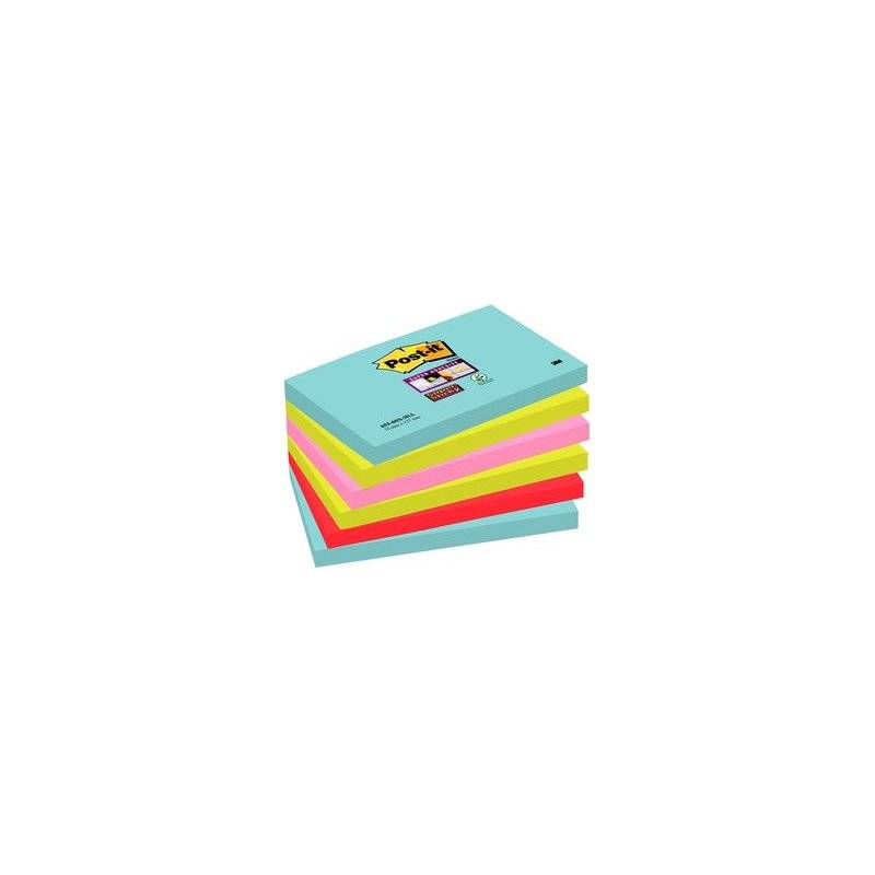 Post-it Haftnotizen super sticky notes, 127 x 76 mm, Cosmic