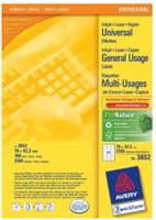 AVERY ZWECKFORM - Avery - Weiß - 42.3 x 70 mm 2100 Etikett(en) (100 Bogen x 21)