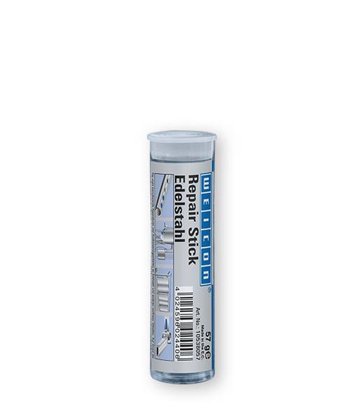 WEICON 10538057 Repair Stick, 57 g Reparaturmasse Edelstahl