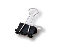 Soennecken Foldback-Klammern 24/12mm 12 St./Pack., Kunststoff, Schwarz, 1,2 cm, 24 mm, 12 Stück(e)