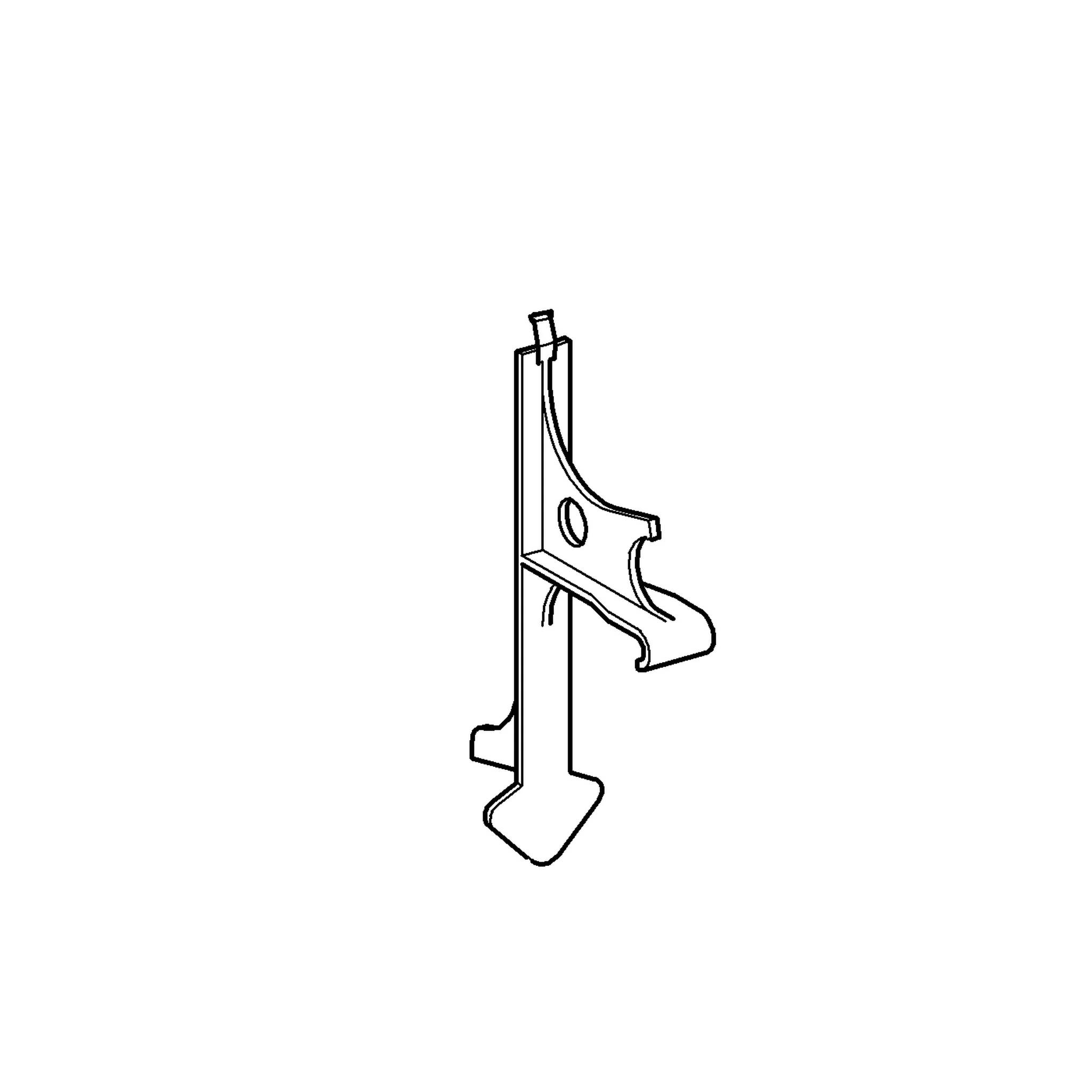 Grohe Bedienhebel Typ 43550 Ersatzteil für Sanitärarmaturen aus Kunststoff, 1 Stk.