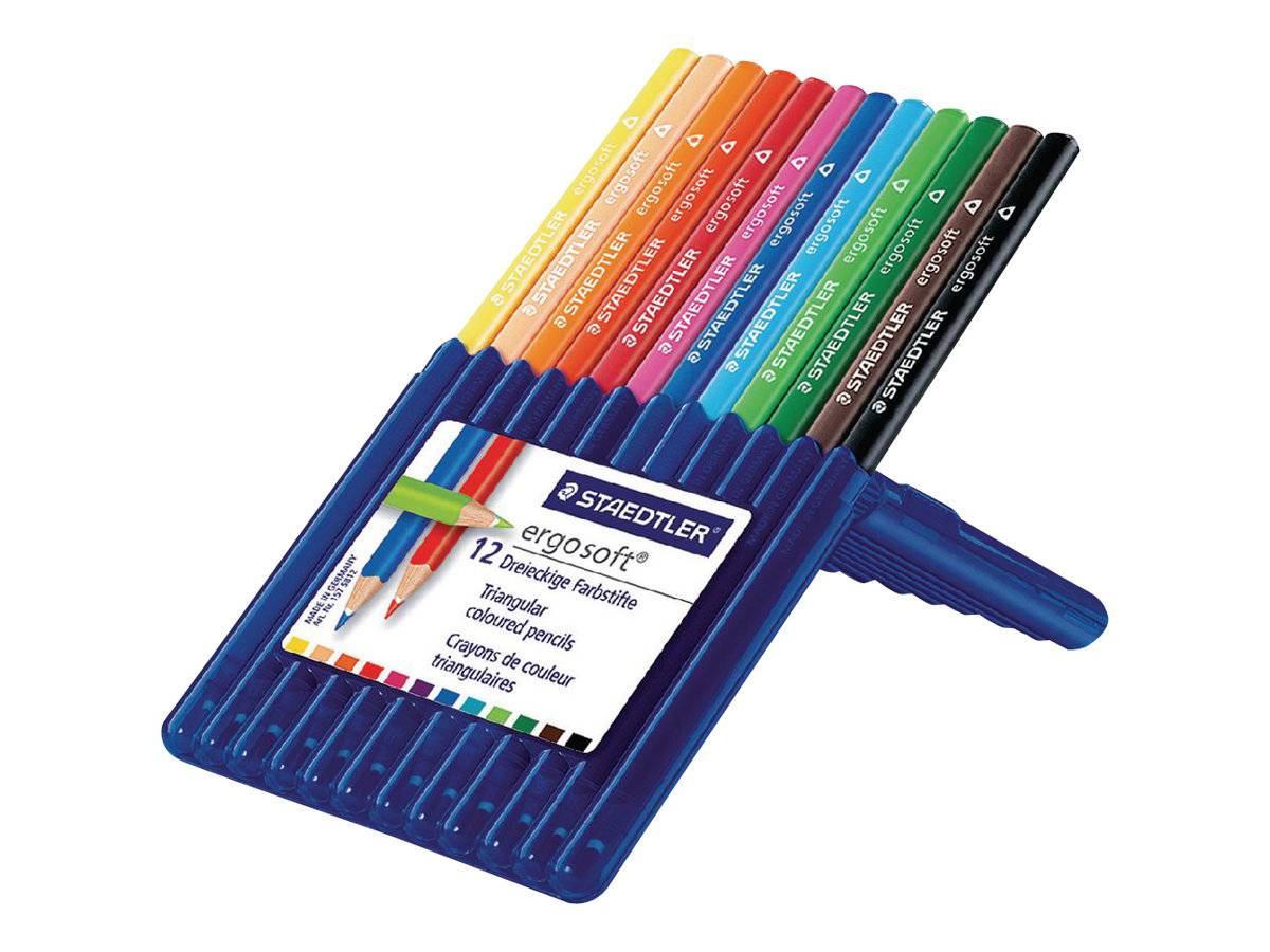 STAEDTLER ergosoft - Farbstift - gemischte Farben (Packung mit 12)
