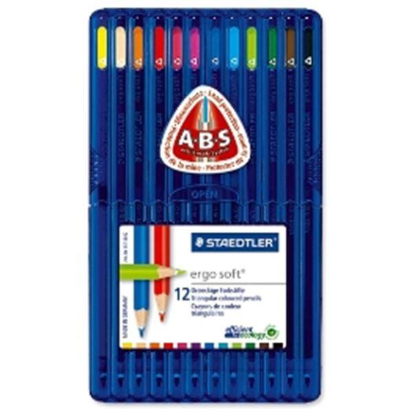 STAEDTLER ergosoft - Farbstift - gemischte Farben (Packung mit 12)