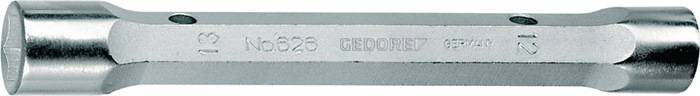 Doppelsteckschlüssel 626 SW 19x22mm L.175mm massiv Bohrungs-D.17,5/18,5mm GEDORE