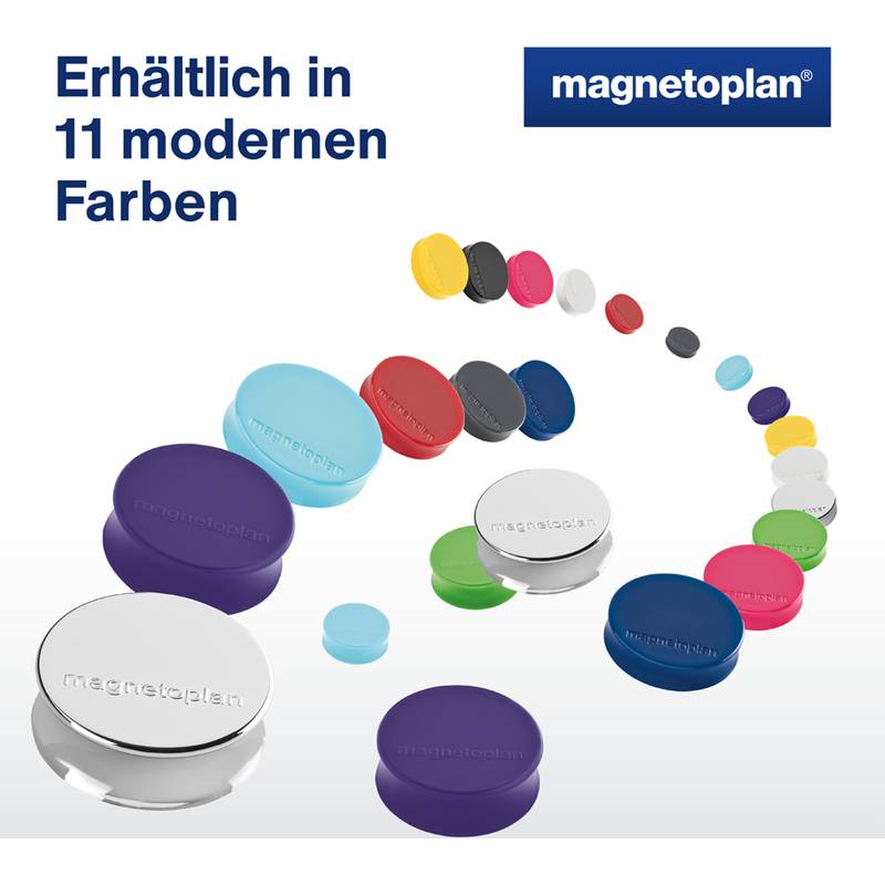 magnetoplan Ergo-Magnete "Medium", weiss