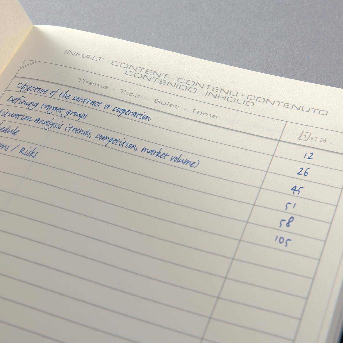 Sigel Notizbuch "Conceptum", A4, schwarz