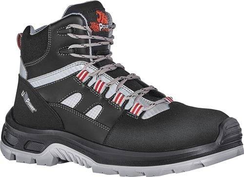 UPower Sicherheitsstiefel Cross Größe 44 schwarz / grau / rot - UC10014-44