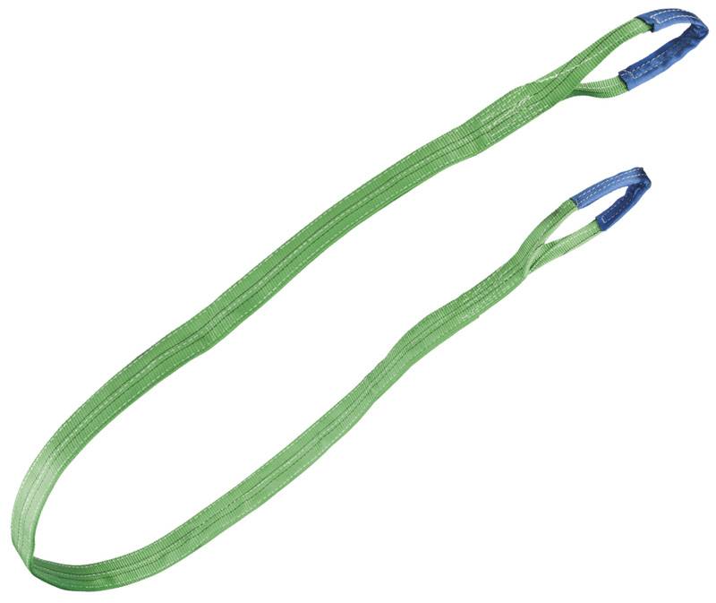 HEBEBAND WLL 2000 kg, Grün 2-Lagig, 60mm breit, SF 7 2 Länge: 2 m