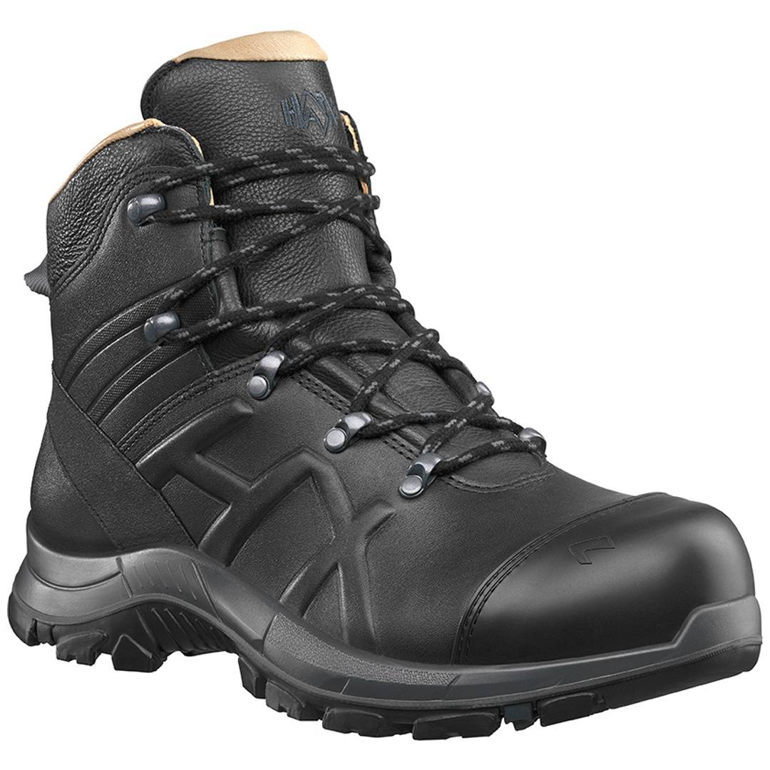 HAIX Sicherheitsstiefel Black Eagle Safety 56 LL mid 610033 S3 ESD SRC DGUV Gr. 45,5 schwarz