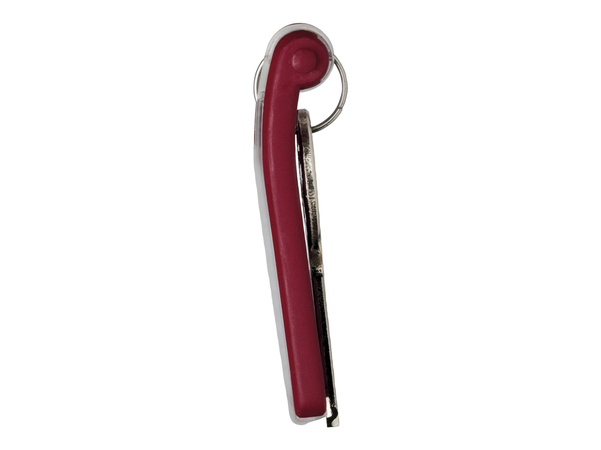 DURABLE - Schlüsselclip - Kunststoff - Rot