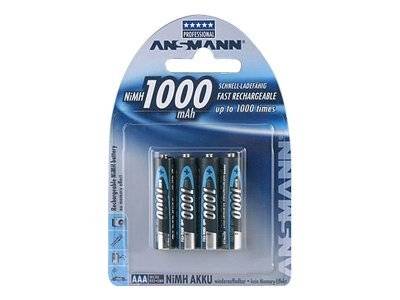 ANSMANN Energy Micro - Batterie 4 x AAA - NiMH - (wiederaufladbar)
