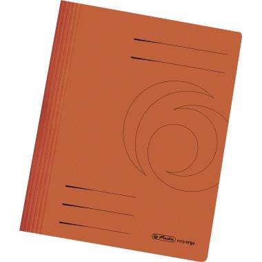 Herlitz Schnellhefter 10902518 DIN A4 Karton intensiv orange