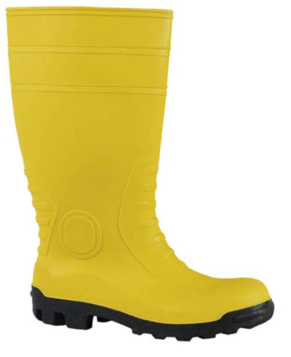 EUROMASTER PVC - Stiefel EUROFORT, EN 345 S5 SRA, ca. 38 cm hoch, Gelb, Gr.45