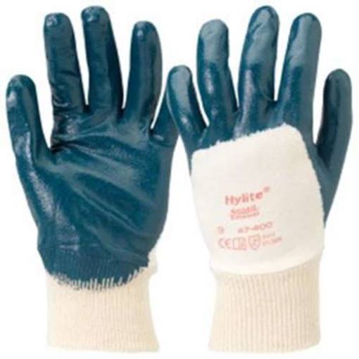 ANSELL 47-400 Gr.10 HYLITE Teilbeschichtet, Strickbund Nitril-Handschuh