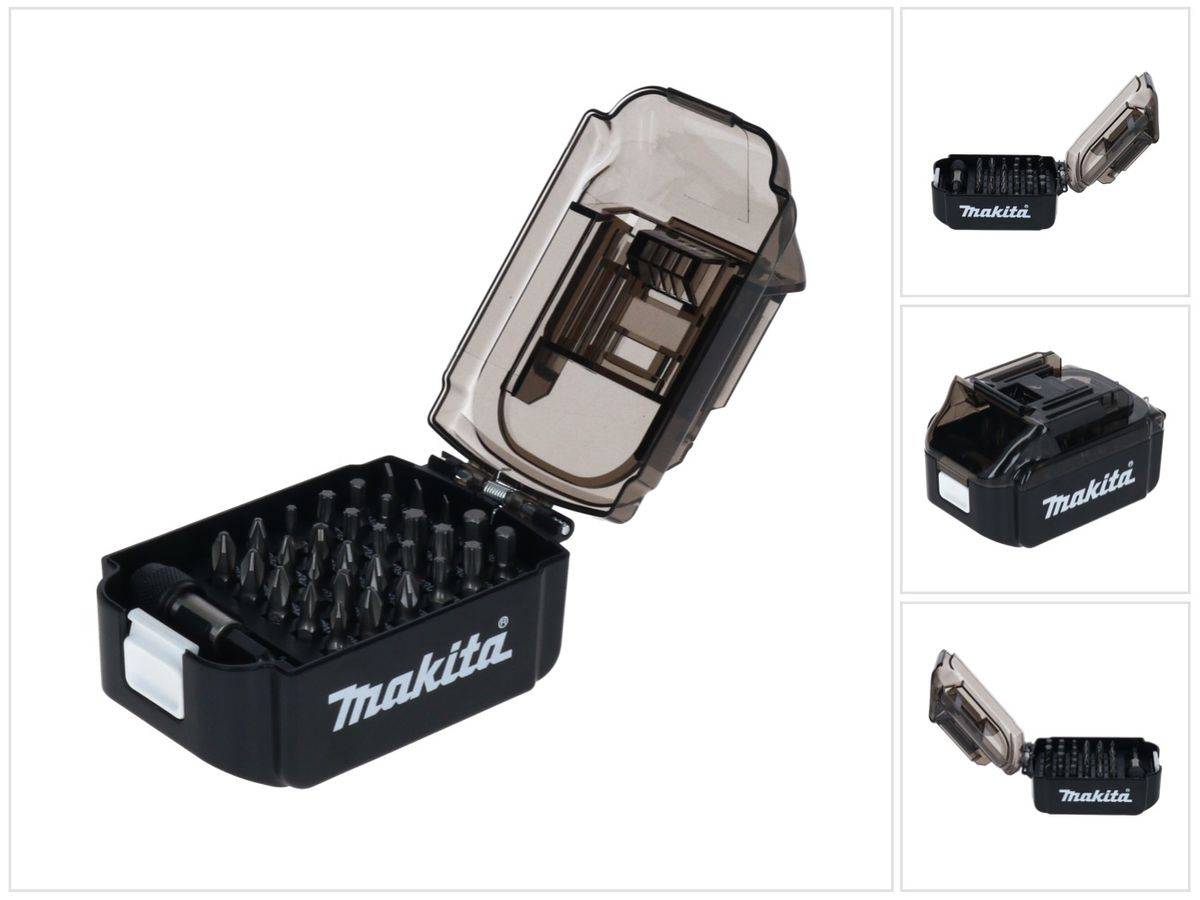 Makita Akku Bit Set 31 tlg. im Akku Format ( E-00016 ) Schlitz / Phillips / Pozidriv / Torx / Inbus