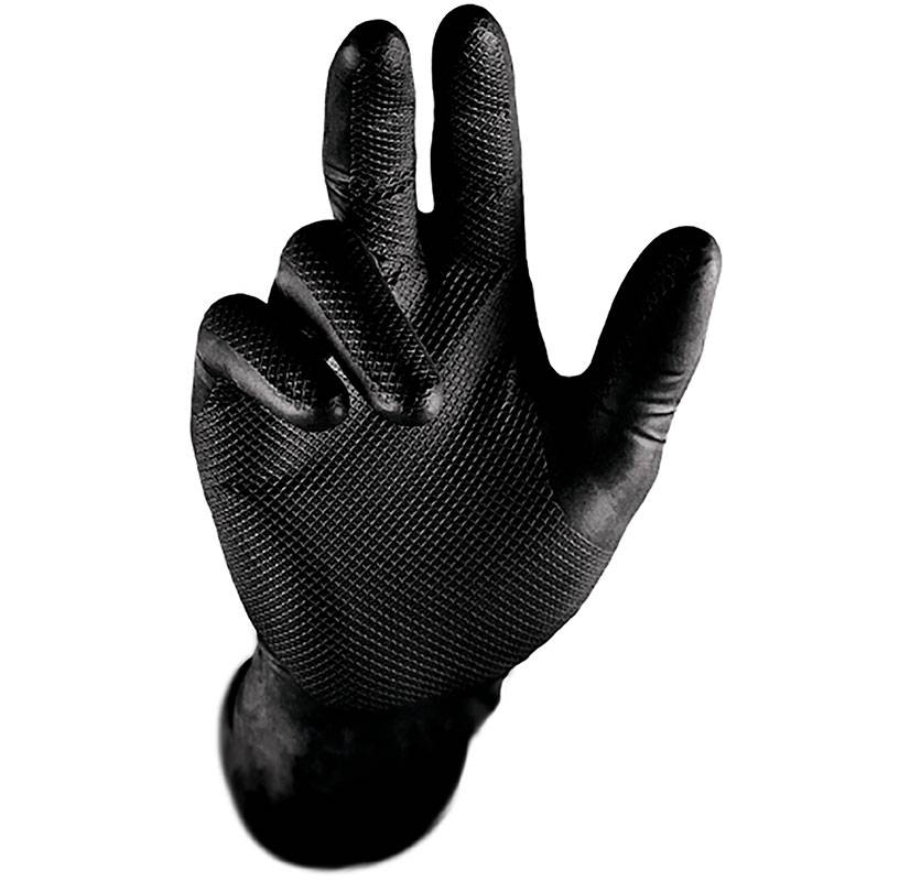 GRIP STRONGHAND® Handschuhe Nitril, Schwarz, 0422 Gr.: 7-8 50 Stück