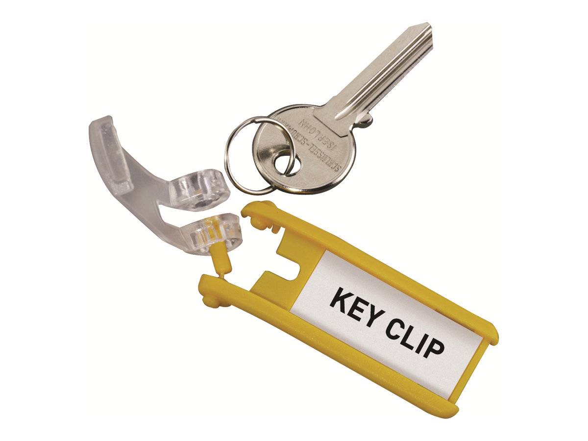 DURABLE - Schlüsselclip - Kunststoff - Gelb