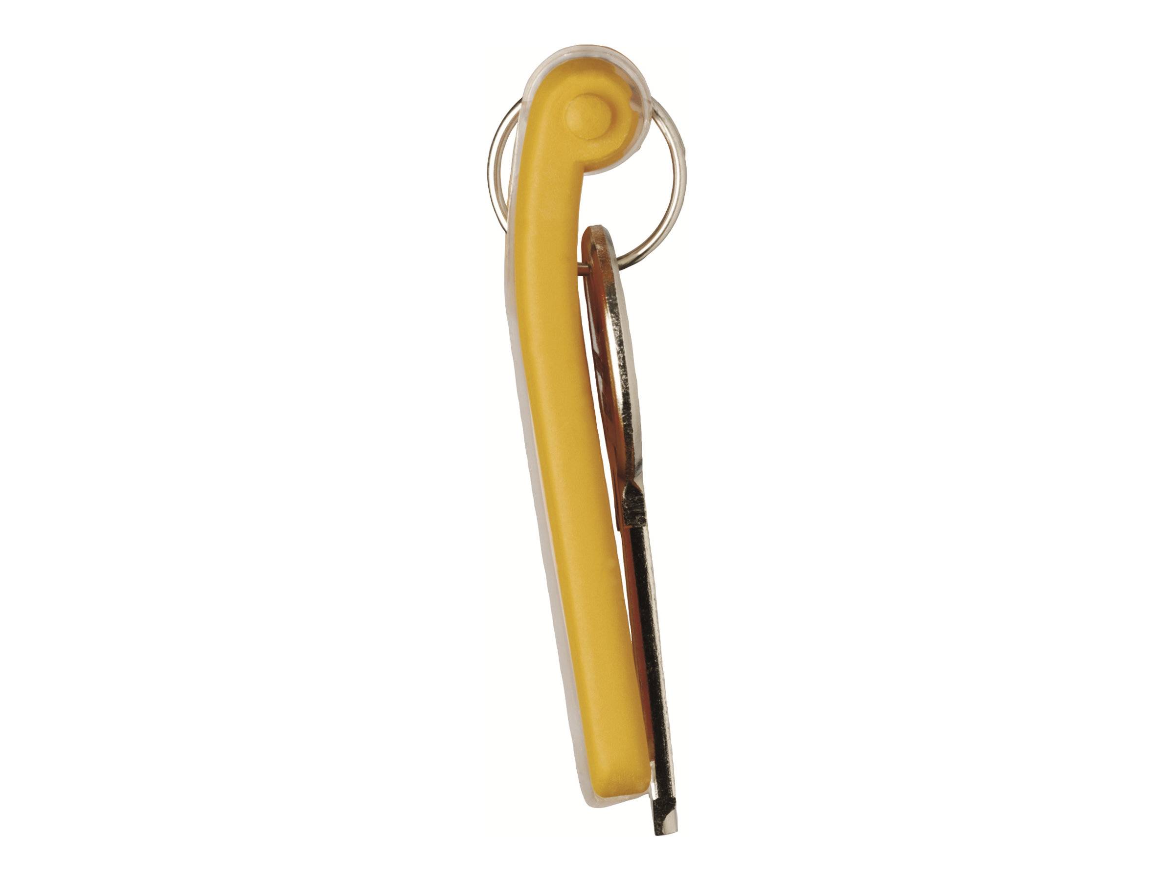 DURABLE - Schlüsselclip - Kunststoff - Gelb