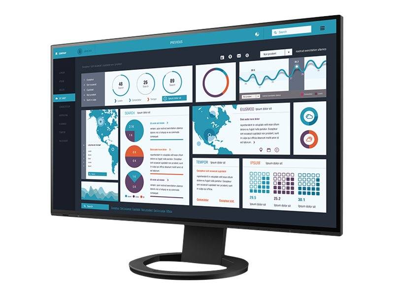 EIZO FlexScan EV2795-BK - Mit FlexStand - LED-Monitor - 68.5 cm (27"")