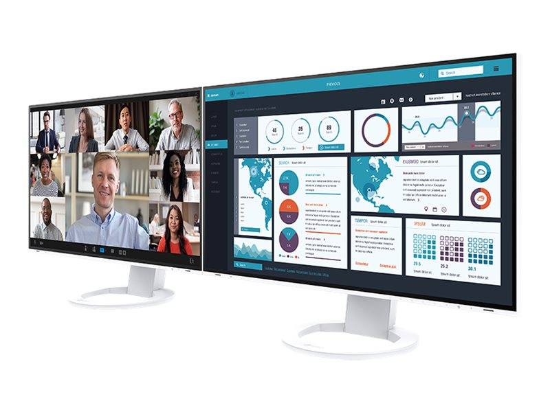 EIZO FlexScan EV2795-WT - Mit FlexStand - LED-Monitor - 68.5 cm (27"")
