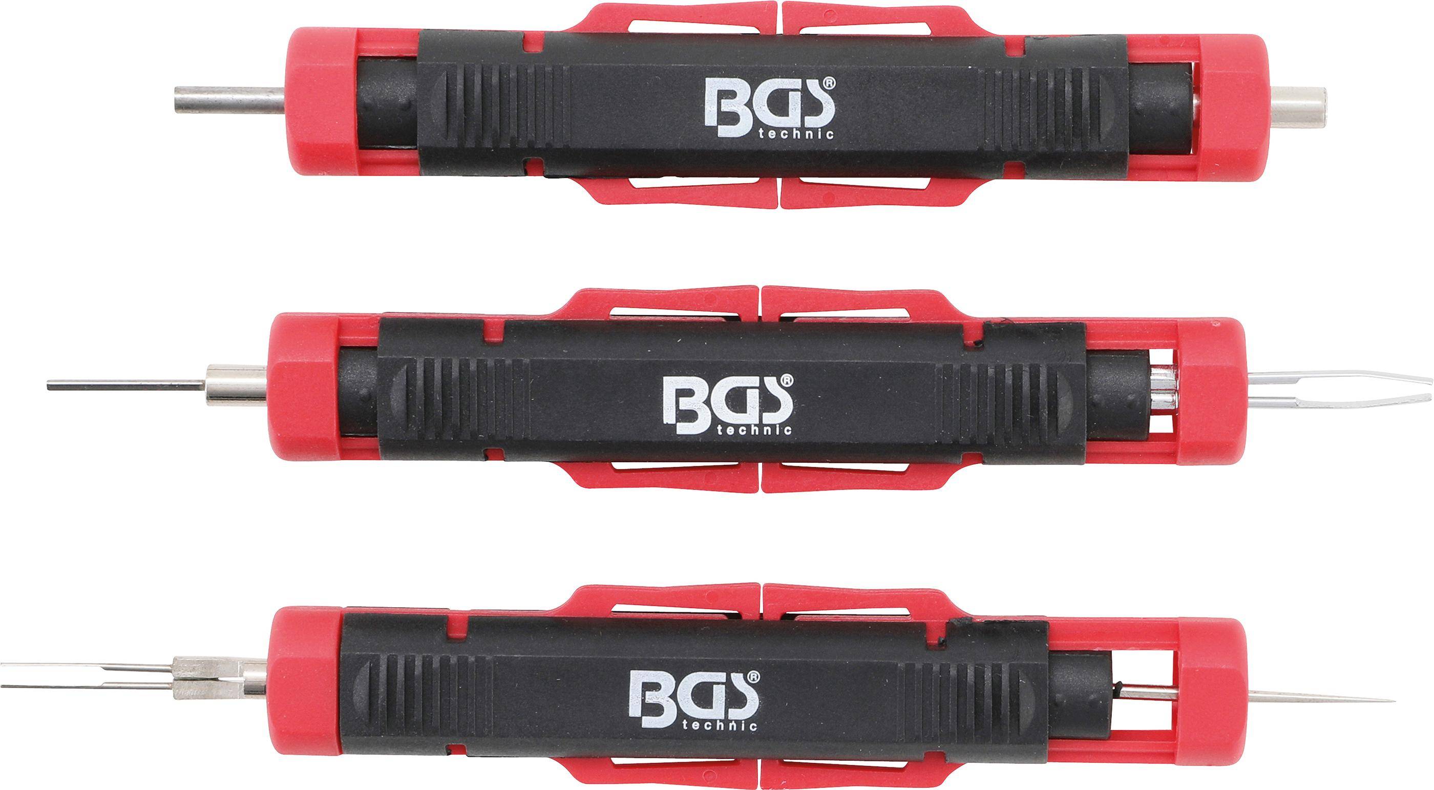 BGS technic Kabel-Entriegelungswerkzeug-Satz | universal | 3-tlg.