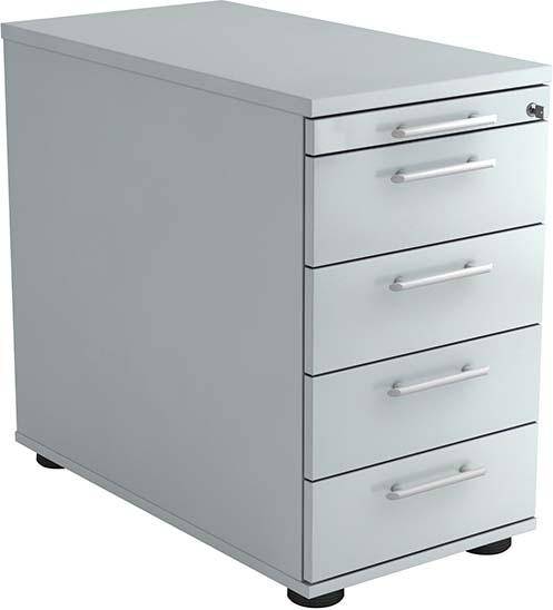 Standcontainer lichtgrau 4 Schübe